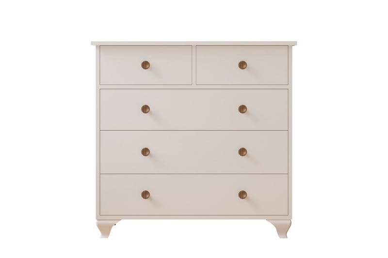 Elyra Hörnbyrå 90 cm - Matt Vit - Förvaring - Förvaringsmöbler - Byrå