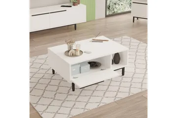 Erhan Möbelset För Vardagsrum - Vit - Förvaring - Förvaringsmöbler - Möbelset för vardagsrum