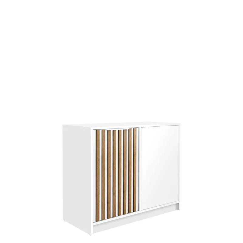 Escaldes Skänk 94 cm - brun, vit - Förvaring - Förvaringsmöbler - Sideboard & skänk