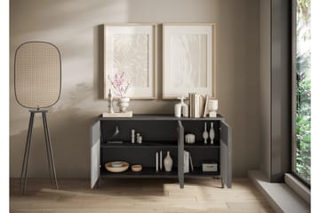 Everest Skänk 156x40 cm - Grå/Ljusgrå - Förvaring - Förvaringsmöbler - Sideboard & skänk
