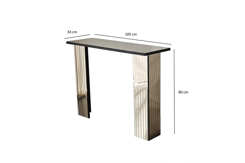 Ezlyn Byrå 105 cm - Brons - Möbler - Bord & matgrupp - Avlastningsbord & sidobord - Konsolbord & hallbord