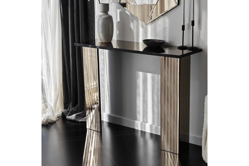 Ezlyn Byrå 105 cm - Brons - Möbler - Bord & matgrupp - Avlastningsbord & sidobord - Konsolbord & hallbord