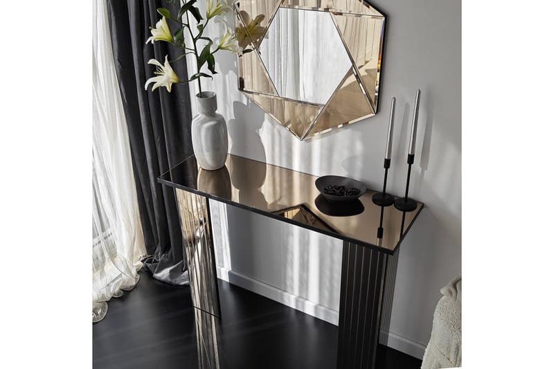 Ezlyn Byrå 105 cm - Brons - Möbler - Bord & matgrupp - Avlastningsbord & sidobord - Konsolbord & hallbord