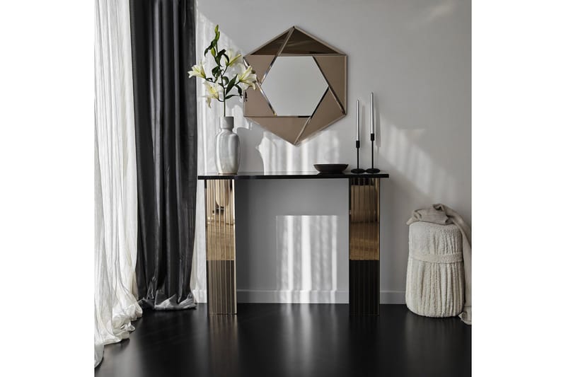 Ezlyn Byrå 105 cm - Brons - Möbler - Bord & matgrupp - Avlastningsbord & sidobord - Konsolbord & hallbord