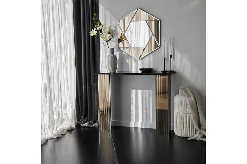 Ezlyn Byrå 105 cm - Brons - Möbler - Bord & matgrupp - Avlastningsbord & sidobord - Konsolbord & hallbord