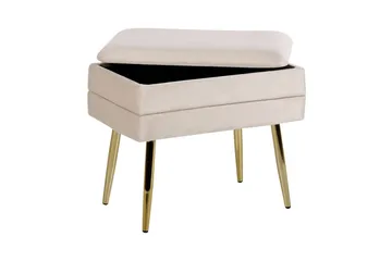 Förvaringsbänk Odessa Beige/guld - Beige/guld - Förvaring - Förvaringsmöbler - Förvaringskista & sängkista