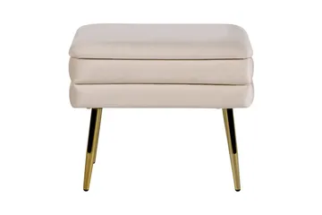 Förvaringsbänk Odessa Beige/guld - Beige/guld - Förvaring - Förvaringsmöbler - Förvaringskista & sängkista