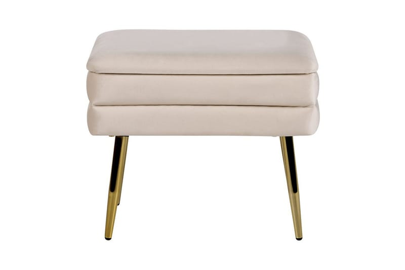 Förvaringsbänk Odessa Beige/guld - Beige/guld - Förvaring - Förvaringsmöbler - Förvaringskista & sängkista