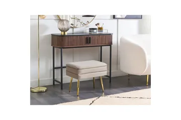 Förvaringsbänk Odessa Beige/guld - Beige/guld - Förvaring - Förvaringsmöbler - Förvaringskista & sängkista