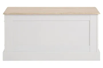 Dareia Förvaringskista 90 cm - Vit/Brun - Förvaring - Förvaringsmöbler - Förvaringskista & sängkista