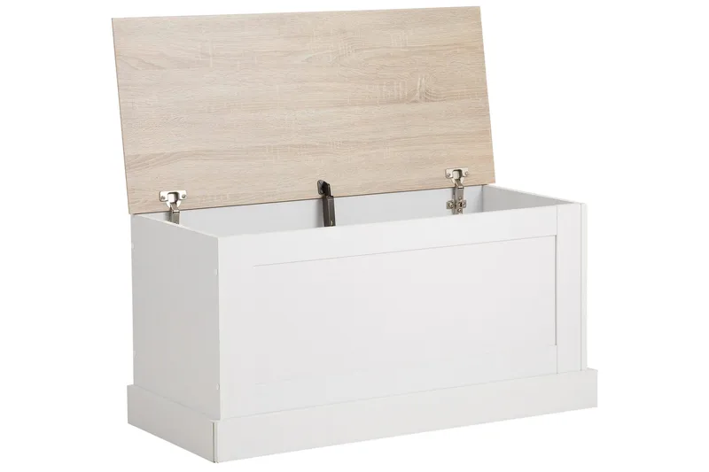 Dareia Förvaringskista 90 cm - Vit/Brun - Förvaring - Förvaringsmöbler - Förvaringskista & sängkista