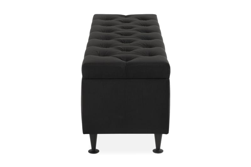 Ella Sängkista 140 cm Djuphäftad - Svart - Förvaring - Förvaringsmöbler - Förvaringskista & sängkista