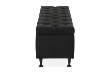 Ella Sängkista 140 cm Djuphäftad - Svart - Förvaring - Förvaringsmöbler - Förvaringskista & sängkista