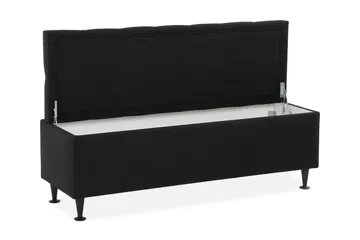 Ella Sängkista 140 cm Djuphäftad - Svart - Förvaring - Förvaringsmöbler - Förvaringskista & sängkista