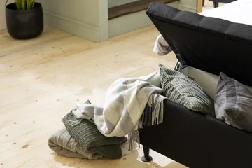 Ella Sängkista 140 cm Djuphäftad - Svart - Förvaring - Förvaringsmöbler - Förvaringskista & sängkista