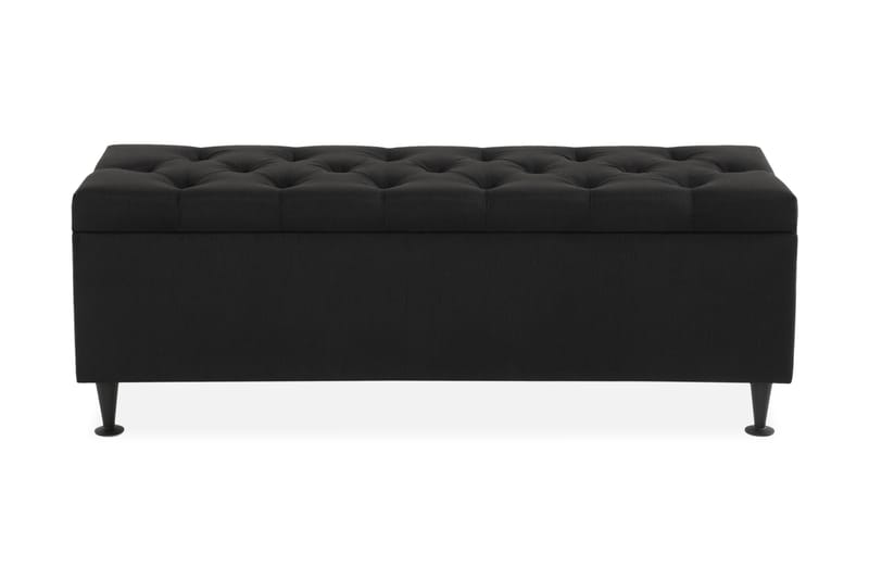 Ella Sängkista 140 cm Djuphäftad - Svart - Förvaring - Förvaringsmöbler - Förvaringskista & sängkista