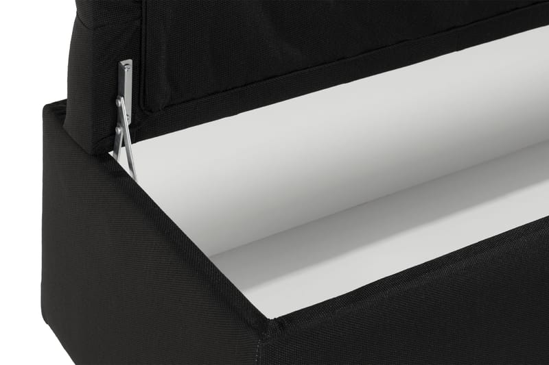 Ella Sängkista 140 cm Rutig - Svart - Förvaring - Förvaringsmöbler - Förvaringskista & sängkista