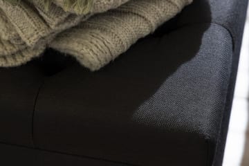 Ella Sängkista 140 cm Rutig - Svart - Förvaring - Förvaringsmöbler - Förvaringskista & sängkista