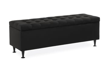 Ella Sängkista 140 cm Rutig - Svart - Förvaring - Förvaringsmöbler - Förvaringskista & sängkista