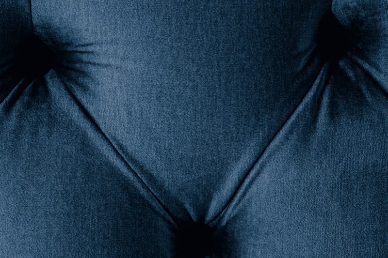 Ella Sängkista 140cm Djuphäftad - Blå/Sammet - Förvaring - Förvaringsmöbler - Förvaringskista & sängkista
