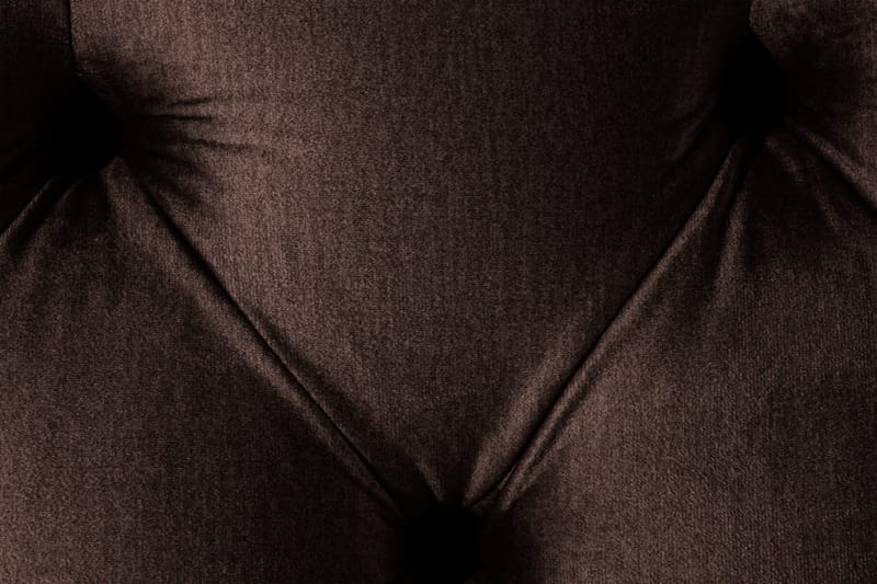 Ella Sängkista 140cm Djuphäftad - Brun/Sammet - Förvaring - Förvaringsmöbler - Förvaringskista & sängkista