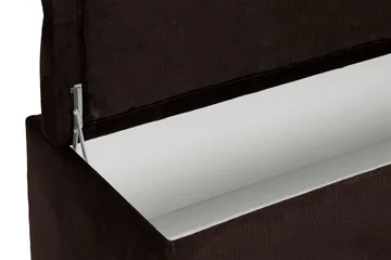 Ella Sängkista 140cm Djuphäftad - Brun/Sammet - Förvaring - Förvaringsmöbler - Förvaringskista & sängkista