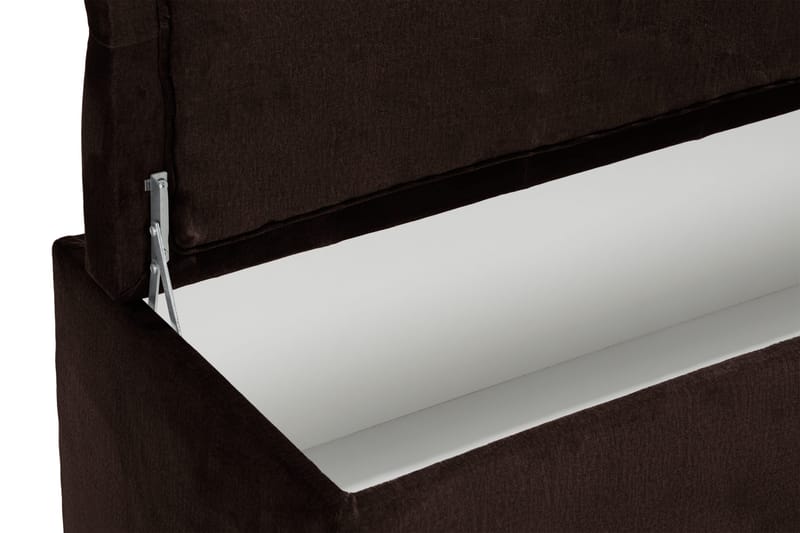 Ella Sängkista 140cm Djuphäftad - Brun/Sammet - Förvaring - Förvaringsmöbler - Förvaringskista & sängkista