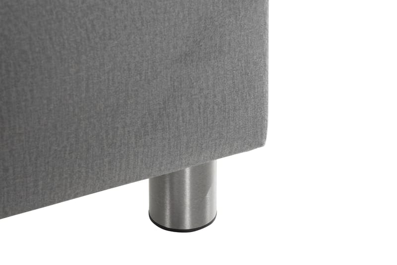 Ella Sängkista 140cm Djuphäftad - Grå/Sammet - Förvaring - Förvaringsmöbler - Förvaringskista & sängkista