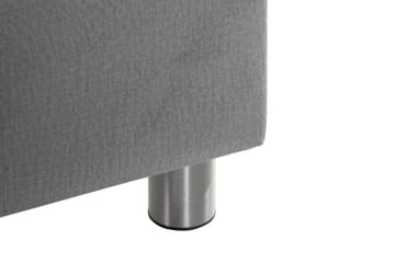 Ella Sängkista 140cm Djuphäftad - Grå/Sammet - Förvaring - Förvaringsmöbler - Förvaringskista & sängkista