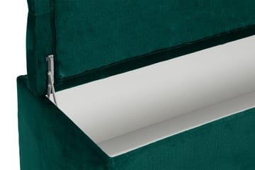 Ella Sängkista 140cm Djuphäftad - Grön/Sammet - Förvaring - Förvaringsmöbler - Förvaringskista & sängkista