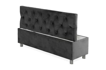 Ella Sängkista 140cm Djuphäftad - Mörkgrå - Förvaring - Förvaringsmöbler - Förvaringskista & sängkista