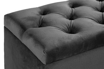 Ella Sängkista 140cm Djuphäftad - Mörkgrå - Förvaring - Förvaringsmöbler - Förvaringskista & sängkista