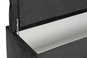 Ella Sängkista 140cm Djuphäftad - Mörkgrå - Förvaring - Förvaringsmöbler - Förvaringskista & sängkista