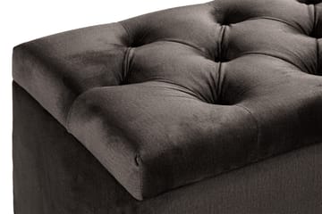 Ella Sängkista 140cm Djuphäftad - Svart - Förvaring - Förvaringsmöbler - Förvaringskista & sängkista