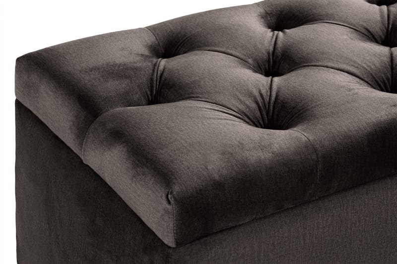 Ella Sängkista 140cm Djuphäftad - Svart - Förvaring - Förvaringsmöbler - Förvaringskista & sängkista