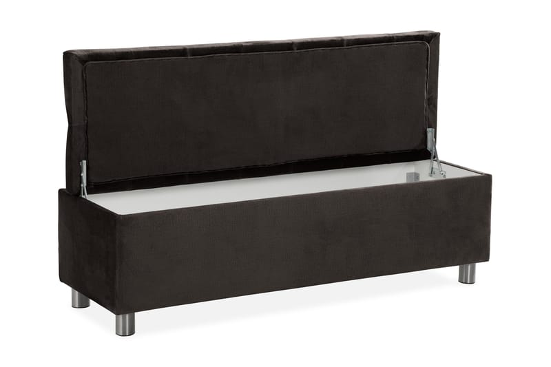 Ella Sängkista 140cm Djuphäftad - Svart - Förvaring - Förvaringsmöbler - Förvaringskista & sängkista