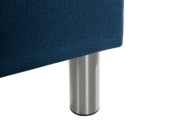 Ella Sängkista 140cm Rutig - Blå/Sammet - Förvaring - Förvaringsmöbler - Förvaringskista & sängkista