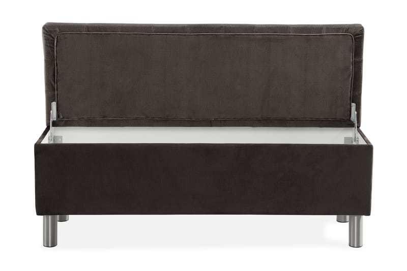 Ella Sängkista 140cm Rutig - Svart - Förvaring - Förvaringsmöbler - Förvaringskista & sängkista