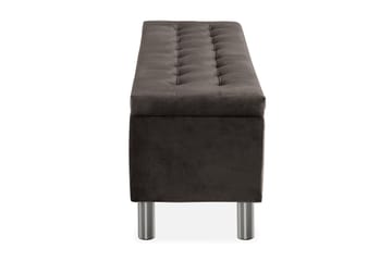 Ella Sängkista 140cm Rutig - Svart - Förvaring - Förvaringsmöbler - Förvaringskista & sängkista