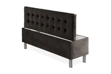 Ella Sängkista 140cm Rutig - Svart - Förvaring - Förvaringsmöbler - Förvaringskista & sängkista