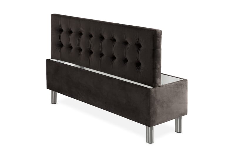 Ella Sängkista 140cm Rutig - Svart - Förvaring - Förvaringsmöbler - Förvaringskista & sängkista