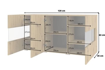 Förvaringskista Speno 120 cm - Brun - Förvaring - Förvaringsmöbler - Förvaringskista & sängkista