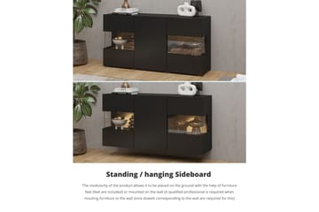 Förvaringskista Speno 120 cm - Svart - Förvaring - Förvaringsmöbler - Förvaringskista & sängkista