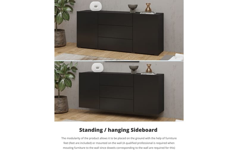 Förvaringskista Speno 140 cm - Svart - Förvaring - Förvaringsmöbler - Förvaringskista & sängkista