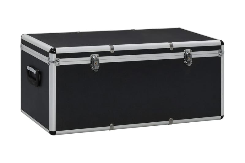 Förvaringsväskor 3 st svart aluminium - Svart - Förvaringskista & sängkista
