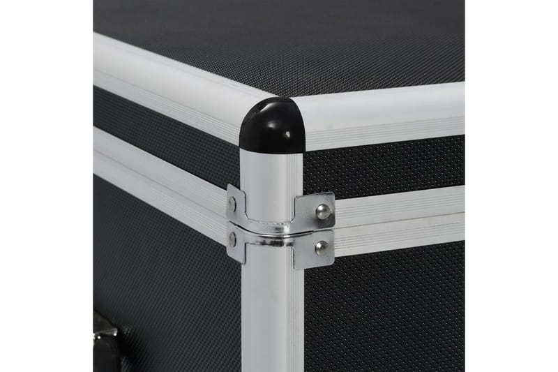 Förvaringsväskor 3 st svart aluminium - Svart - Förvaringskista & sängkista