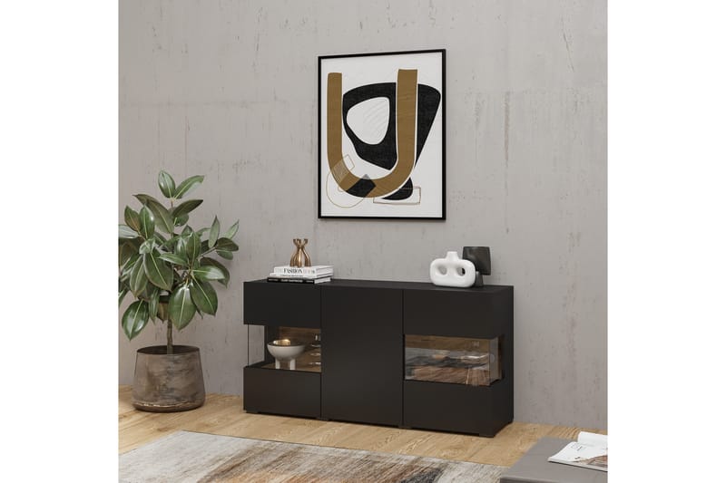 Jestine Förvaringskista 120 cm, Svart