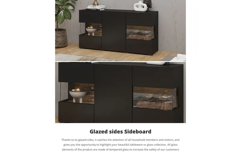 Jestine Förvaringskista 120 cm - Svart - Förvaring - Förvaringsmöbler - Förvaringskista & sängkista