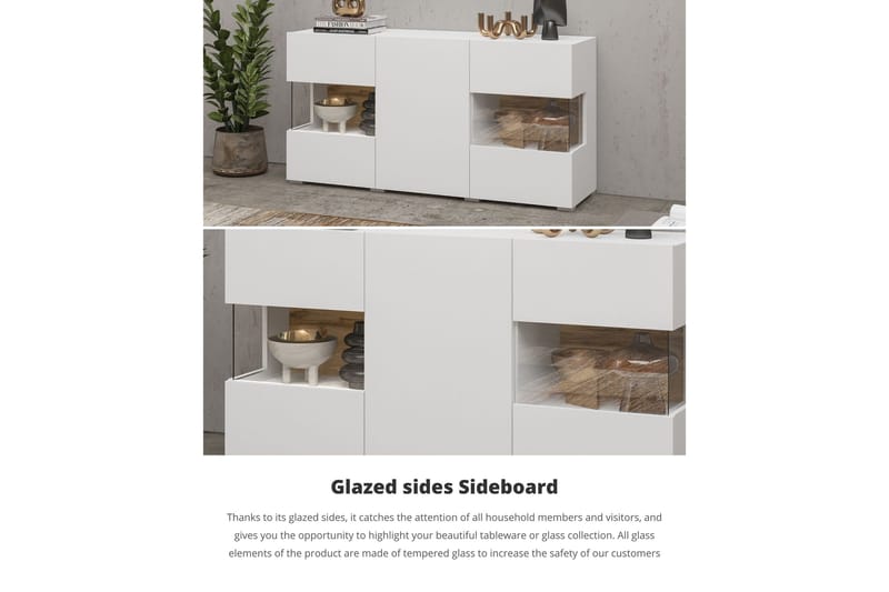 Jestine Förvaringskista 120 cm - Vit - Förvaring - Förvaringsmöbler - Förvaringskista & sängkista