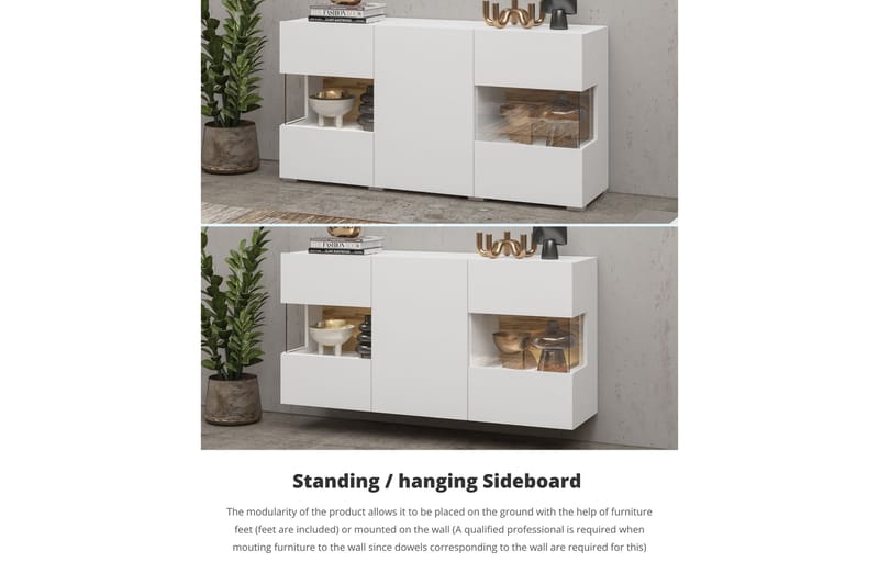 Jestine Förvaringskista 120 cm - Vit - Förvaring - Förvaringsmöbler - Förvaringskista & sängkista